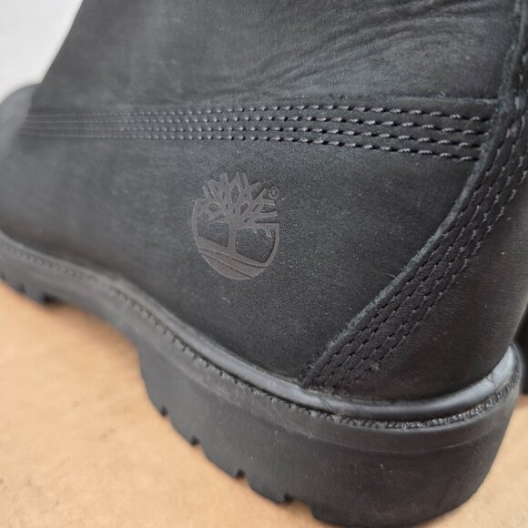 Timberland Men’s 9 M Black Leather Premium 6-Inch Waterproof 400gr Boots 10073 - Picture 9 of 16